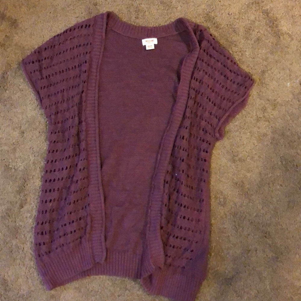 Short sleeve cardigan